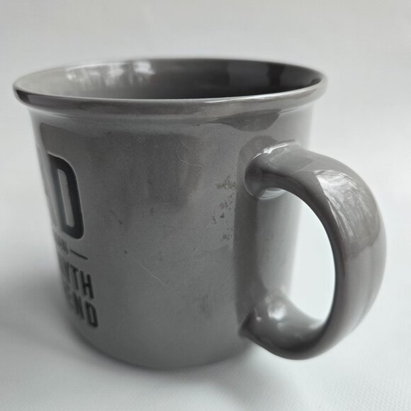 Dad The Man The Myth The Legend Grey Ceramic Coffee Mug 18 Oz By MRKT Finds - Picture 2 of 16